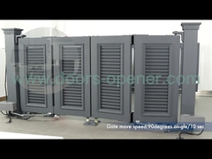 Articulated Automatic Swing Gate Opener Double Horizontal Folding Gate Opener